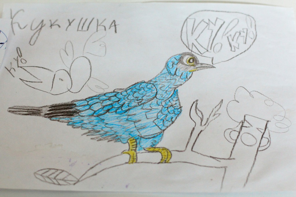 Детские рисунки птицы, смотреть детские рисунки