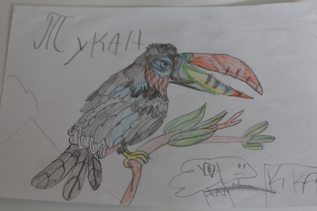 Детские рисунки птицы, смотреть детские рисунки